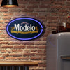 Officially Licensed Modelo Oval Neon LED Rope Wall Sign (16"x10")